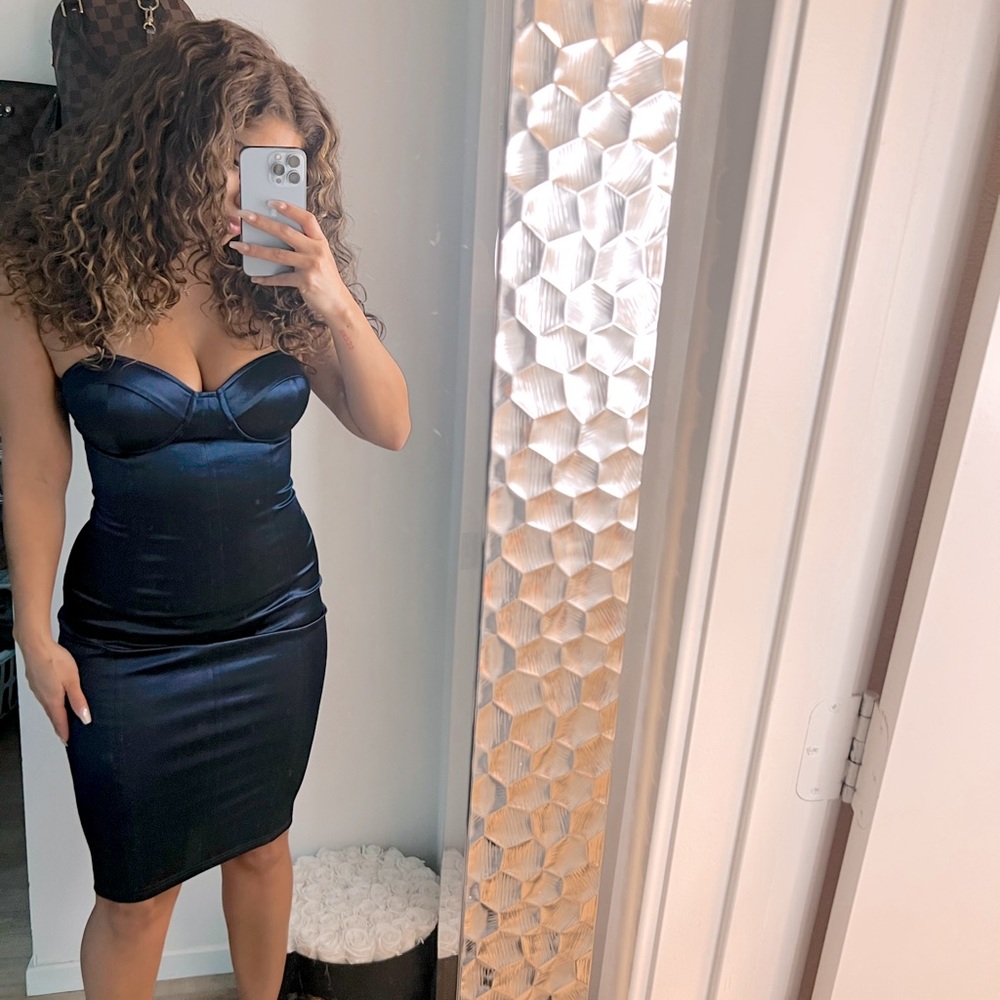 Bustier Midi Dress